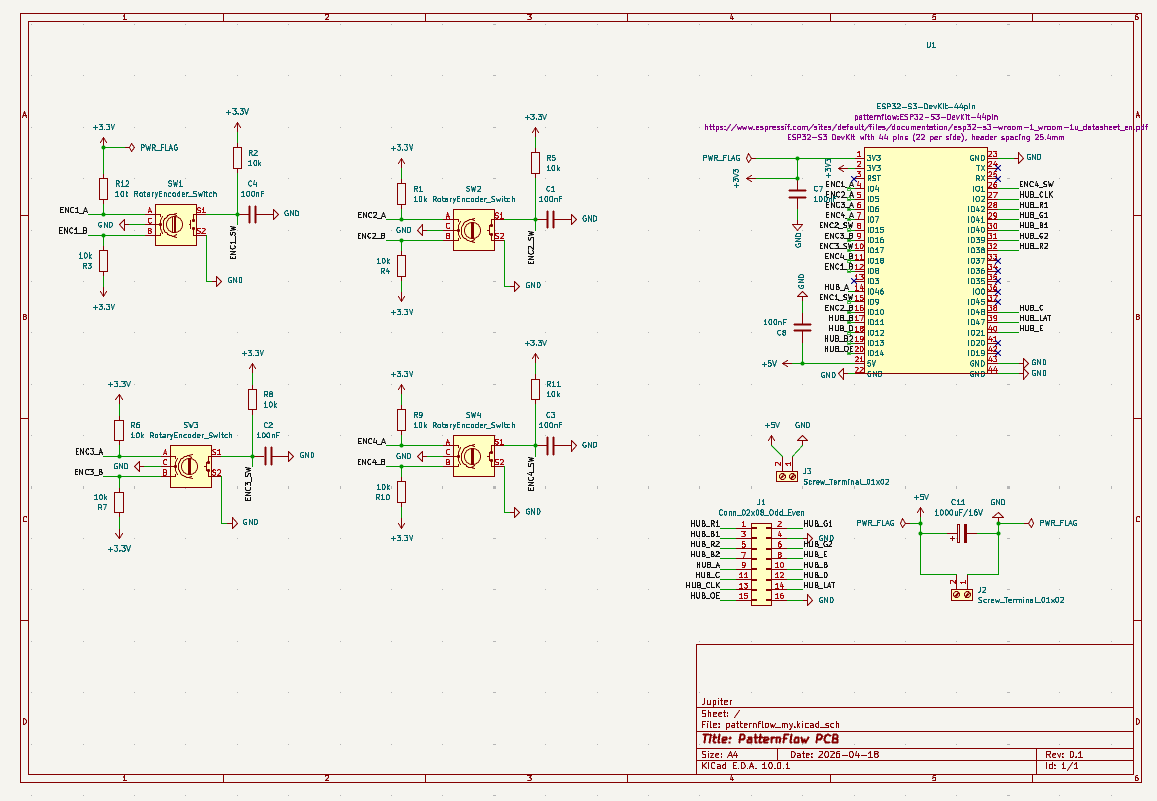 KiCad 회로도 스크린샷